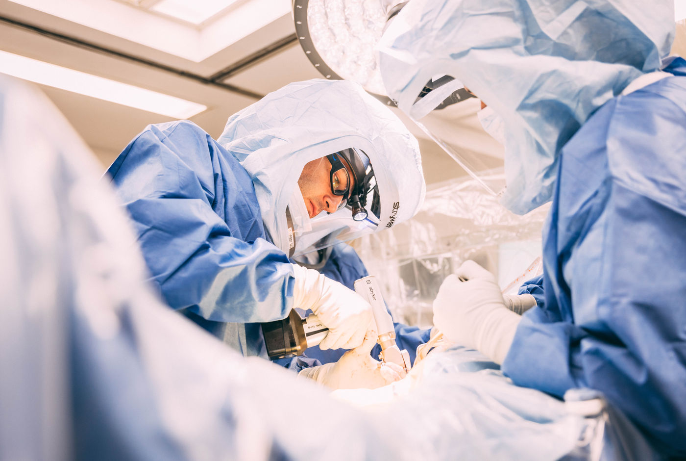 Dr. Debbi in the operating room